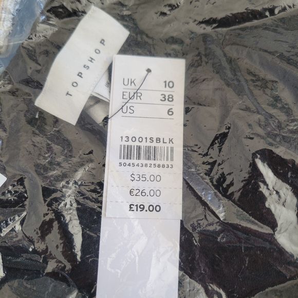 Topshop Short-sleeved Morgan Ruffle Trim Blouse - Picture 3 of 3